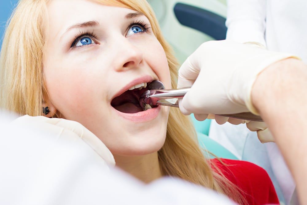 Tooth Extraction of a girl